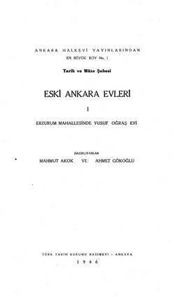 Eski Ankara Evleri - 1