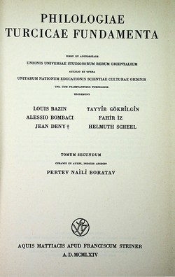 Philologiae Turcicae Fundamenta